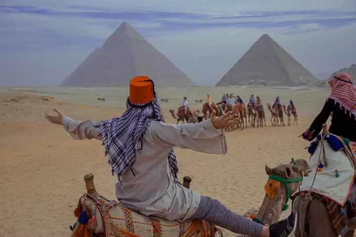 Giza Pyramids, Saqqara and Memphis from Port Said