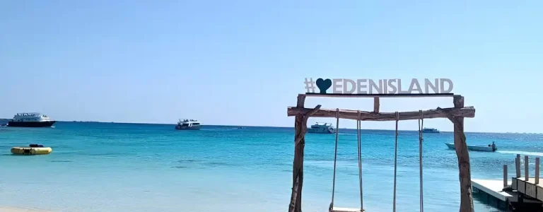 Eden Island Snorkeling Trip from El Gouna