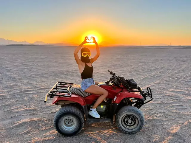 El Gouna Morning Quad Bike Tour with Camel Ride