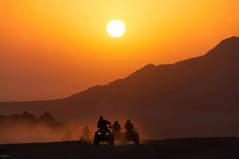 5-Hour Sunset Quad Bike Safari from El Gouna