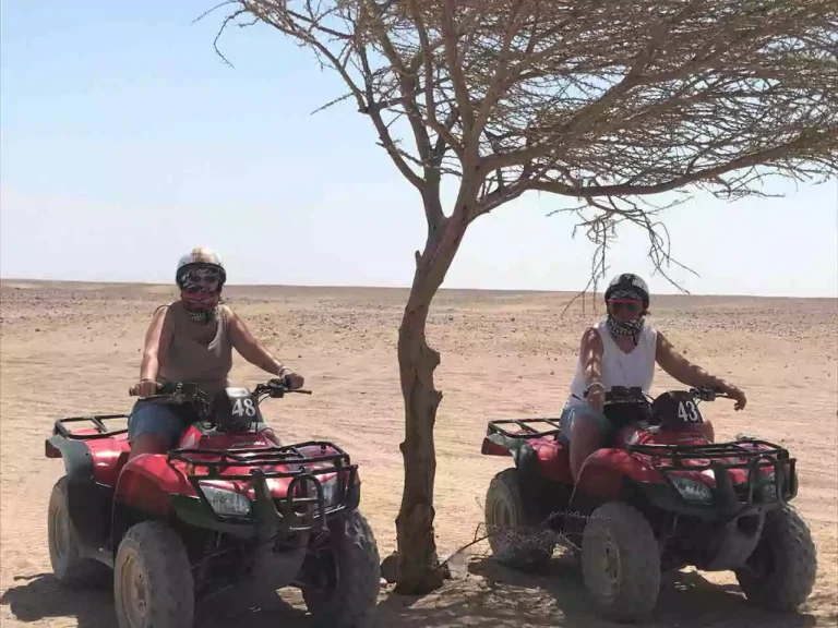 5-Hour Sunset Quad Bike Safari from El Gouna