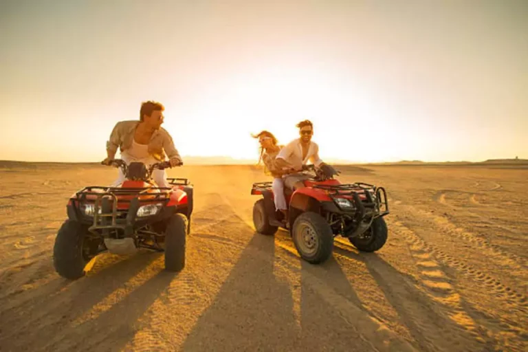 5-Hour Sunset Quad Bike Safari from El Gouna