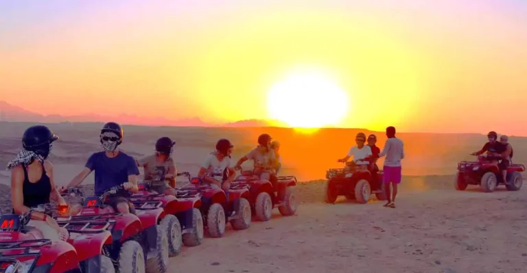5-Hour Sunset Quad Bike Safari from El Gouna