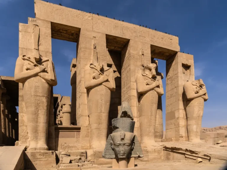 The Ramesseum in Luxor